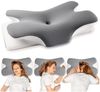 MULISOFT Nackenstützkissen Seitenschläferkissen,Orthopädisches Kissen, Füllung: Memory Foam, Rückenschläfer, Seitenschläfer, Bauchschläfer, kopfkissen nackenschmerzen, Nackenstutzkissen-Set,atmungsaktives Eis-Seidenmaterial,Kissen, Waschbar, Antischnar... Bild 5