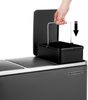 Calicosy Schwarzer Treteimer mit 3 Behältern, 18L - Schwarz Bild 5