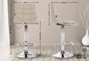 CLP 2er Set Barhocker Jerry Stoff höhenverstellbar und 360 drehbar,creme chrom Bild 2
