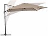Ampelschirm Gliavi - Aluminium Anthrazit, Polyester-Stoff Taupe, 3x3 m Bild 3