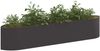 vidaXL Hochbeet im Garten Schwarz 220 x 40 x 40 cm Stahl 8011719 Bild 3