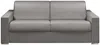 Vente-unique - CALITO Sofa Kunstleder Grau - B 223 cm94 cm x H 99 cm x L 216 cm Bild 2
