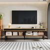 Stilvoller TV-Ständer mit 4 Türen – Schwarz – Hochwertige Materialien und elegantes Design, 170x38x47.7 cm Bild 5
