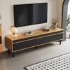 Stilvoller TV-Ständer mit 4 Türen – Schwarz – Hochwertige Materialien und elegantes Design, 170x38x47.7 cm Bild 4