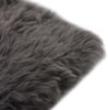 vidaXL Sitzkissen 2 Stk. Hellgrau 40x40 cm Echter Schafspelz 284716 Bild 3