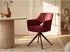Vente-unique - KONYA Stuhl Stoff Rot - B 59 cm x H 84 cm x L 58 cm Bild 1