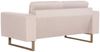 vidaXL 2-Sitzer-Sofa Stoff Cremeweiß 281381 Bild 4