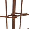 Estexo 11-tlg. Set Gitterzaun, Metall Rost, 71x79 cm Bild 4