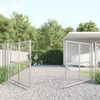 vidaXL Maschen-Gartentor Silber 300x125 cm Verzinkter Stahl 154531 Bild 3