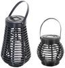 LQWELL LED Solarleuchte Rattan Solarlampen für Garten Außen, LED, Warmweiß, Wasserdichte Bild 2