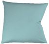 Fleuresse Mako-Satin Kissenbezug Bezug 80x80 cm uni mit RV 6078 aqua Bild 2