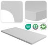 Jacobson Spannbettlaken BIO, Jersey Spannbetttuch, Bettlaken 160 g/m², 100% BIO-Baumwolle, Gummizug: rundum, GOTS zertifiziert Bild 3