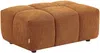 Vente-unique - APOLIU Pouf Stoff Rot - B 109 cm x H 45 cm x L 72 cm Bild 3
