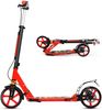 Kickscooter Cityroller Traggurt Scooter Roller höhenverstellbar Tretroller Rot Bild 2