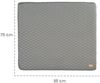 roba Wickelauflage 'Luxe' 85 x 75 cm - Design 'Stone gesteppt' - Grau Bild 4