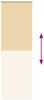 vidaXL Verdunkelungsrollo Beige 75x230cm Stoffbreite 70,7 cm Polyester 4010811 Bild 5