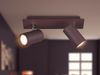 LED Deckenstrahler Rostfarben 2-flammig, Breite 30cm Bild 5