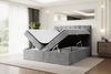 ALTDECOR 'OTTA' Boxbett, Multipocket-Matratze H4, H3 Matratze Bonellfederung, Topper, Kopfteil, H4/Grau Monolith, 180x200 Bild 3