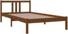 Massivholzbett Honigbraun 100x200 cm [814877] Bild 3