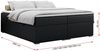 Boxspringbett - Doppelbett mit Multipocket-Matratze - BESS -180x200 - Schwarz Kunstleder - H3 Bild 5