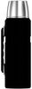 Thermos Isolierflasche Stainless King charcoal black pol 1,20l Bild 2