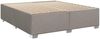 vidaXL Boxspringbett mit Matratze Taupe 200x200 cm Stoff 3285162 Bild 5