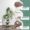 Regal aus FSC-zertifiziertem MDF-Holz und weißem Metall Bild 4