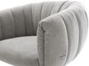 Esszimmerstuhl Jada-Flex Strukturstoff Soft Grau 4-Fuß konisch Edelstahl Taschenfederkern Bild 4