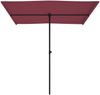 vidaXL Sonnenschirm mit Aluminium-Mast, 180x130 cm, Bordeaux Bild 4