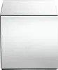 Vente-unique - CUBIX Beistelltisch Glas Silberfarben - B 35 cm x H 35 cm x L 35 cm Bild 2