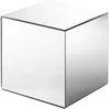 Vente-unique - CUBIX Beistelltisch Glas Silberfarben - B 35 cm x H 35 cm x L 35 cm Bild 3
