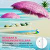 Kingsleeve 'Hawaii' Sonnenschirm, neigbar, UV Schutz 30+, Metall / Polyester rosa, Ø 160 Bild 2