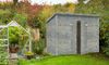 Palmako Gerätehaus Leif 4,5 m² : Grau tauchgrundiert : Basic Bild 4