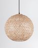 Nova Luce 9581501 MELODY Pendelleuchte 37x40cm Natur E27 Bild 4