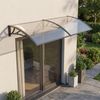 [en. casa] Vordach Mellerud, Schwarz/Transparent, 240x100 cm Bild 3