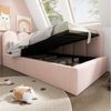 Flieks Polsterbett, Tagesbett Schlafsofa Daybett 90x190cm mit hydraulischem Stauraum Bild 3