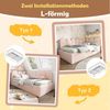 Flieks Polsterbett, Tagesbett Schlafsofa Daybett 90x190cm mit hydraulischem Stauraum Bild 4