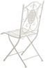 TPFGarden Gartenstuhl Sidan - für Garten, Balkon, Terrasse - Farbe: weiß (Hochwertiger und stabiler Gartenstuhl aus Eisen, 2 St), Balkonstuhl, Bistrostuhl - Maße (TxBxH): 49 x 42 x 91.5 cm Bild 3