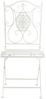 TPFGarden Gartenstuhl Sidan - für Garten, Balkon, Terrasse - Farbe: weiß (Hochwertiger und stabiler Gartenstuhl aus Eisen, 2 St), Balkonstuhl, Bistrostuhl - Maße (TxBxH): 49 x 42 x 91.5 cm Bild 2