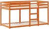 vidaXL Etagenbett mit Dach Wachsbraun 90x190 cm Massivholz Kiefer 3282126 Bild 5