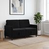 vidaXL Sofa mit Stauraum Schwarz 152 x 78 x 87 cm Polyester 42036939 Bild 3