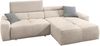 Jockenhöfer Gruppe Ecksofa Unos L-Form, B: 299 cm, mit 60 cm elektr. Sitztiefenverstellung, 140kg Belastbarkeit, USB-Anschluss, Kopfteilverstellung & Zierkissen Bild 3