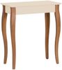 Ragaba 'Lillo' Konsole, MDF & Massives Buchenholz, 65x35 cm, Perl Weiß Bild 1