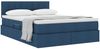 vidaXL Aufbewahrungsbett mit Matratze Blau 140 x 190 cm Holzwerkstoff 3370511 Bild 3