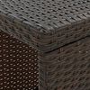 vidaXL 5-tlg. Gartenbar-Set mit Kissen Poly Rattan Braun 3064913 Bild 3