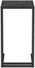Computer-Beistelltisch Schwarz Marmor 50 x 35 x 65 cm Hartglas [331651] Bild 3