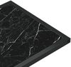 Computer-Beistelltisch Schwarz Marmor 50 x 35 x 65 cm Hartglas [331651] Bild 5