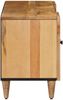 vidaXL TV-Schränk mit Tür Natur 105 x 33,5 x 46 cm Massivholz Mango 4018274 Bild 4