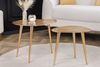 riess-ambiente Couchtisch ELEMENTS 50cm gold (Set, 2-St), Wohnzimmer · Metall · Handarbeit · Retro Bild 4