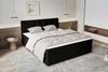 99rooms Bergamo Boxspringbett Cordstoff AMBIENCE Schwarz 160x200 cm Schaum Topper 6 cm Bild 3
